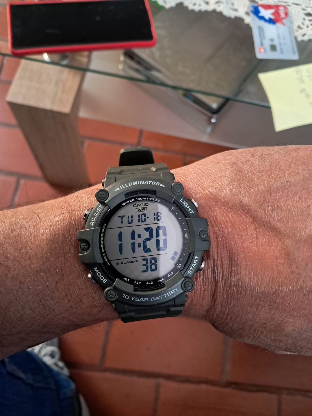 Customer photo review of Reloj Casio Vintage AE-1500WHX-3AVDF Verde