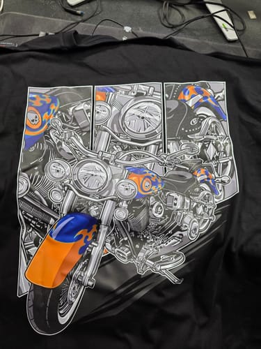 Customer photo review of Your Bike On A T-Shirt - Deluxe Edition