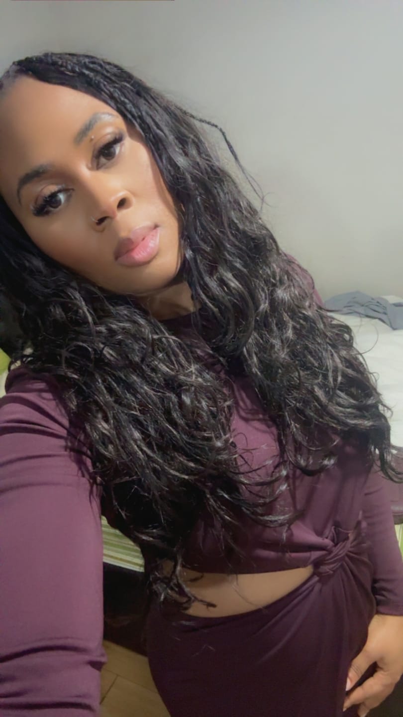 Customer photo review of Double Drawn Burmese Loose Wave Human Braiding Hair