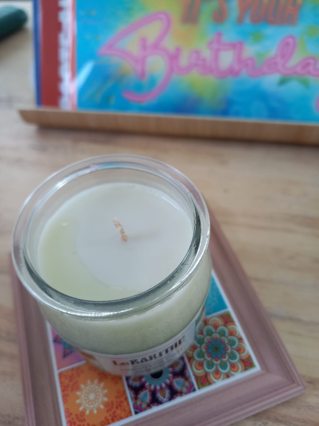 Customer photo review of Bougie Parfumée - Pandan Kaya Toast 🥪