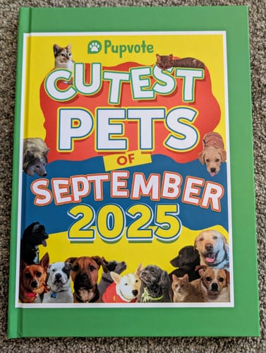 Customer photo review of Meet the Cutest Pets of Pupvote in the 2025 Photobook
