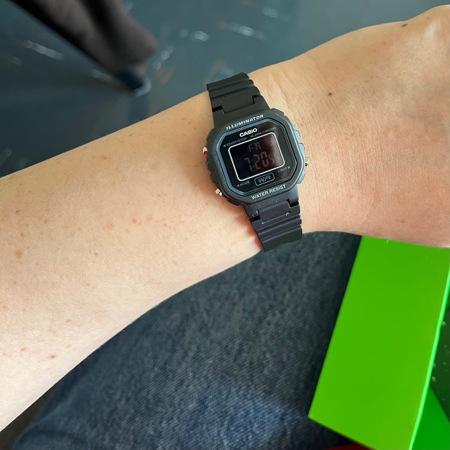 Customer photo review of Reloj Casio Vintage LA-20WH-1BDF Negro