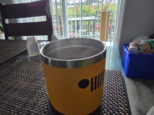 Customer photo review of Camper Mug - Jeep Insulated - Yellow