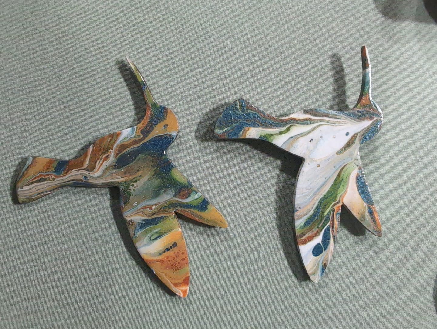 Customer photo review of Unfinished Wood Hummingbird Shape - Bird Animal - Craft - up to 46" DIY