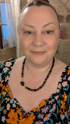 Customer photo review of Turmalin Halskette - Natursteine