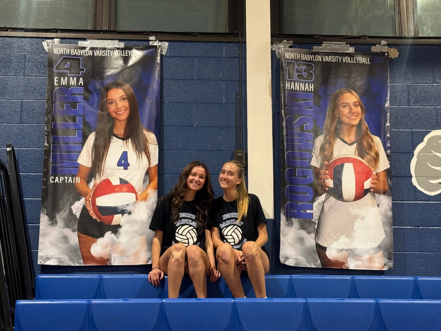 Customer photo review of Custom Sports Banner - Sports Legends Volleyball