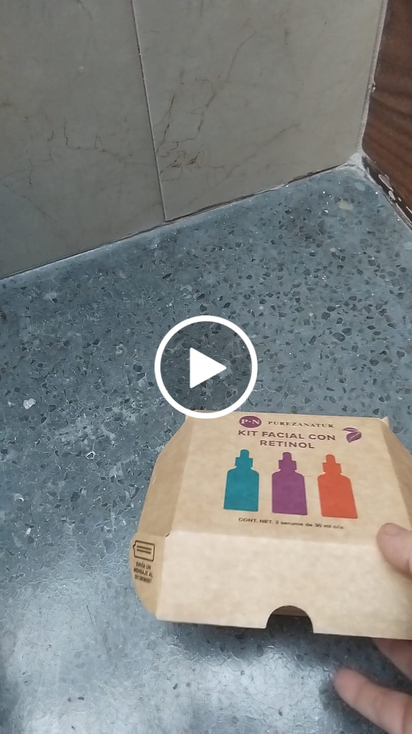 Customer video review of Kit Facial con Retinol
