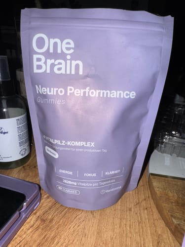 Customer photo review of OneBrain Vitalpilz Gummies