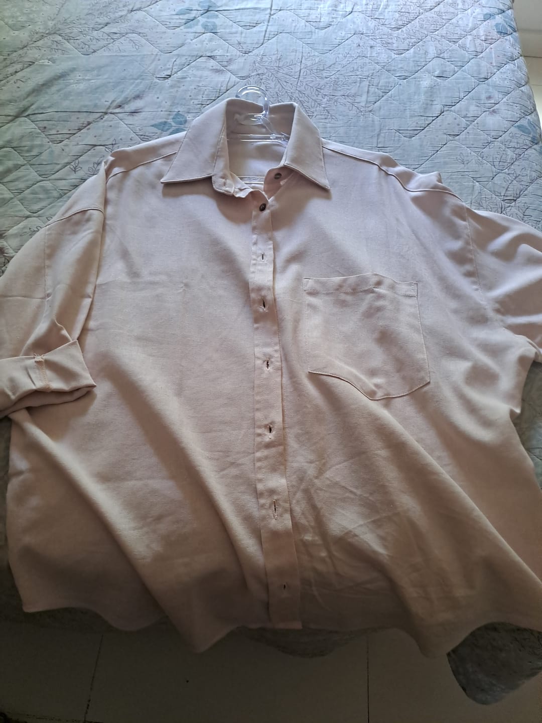 Customer photo review of Camisa Cupuaçu Rosa Claro