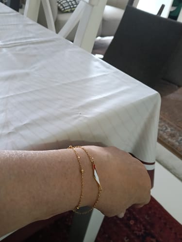 Customer photo review of Palestine Map Bracelet