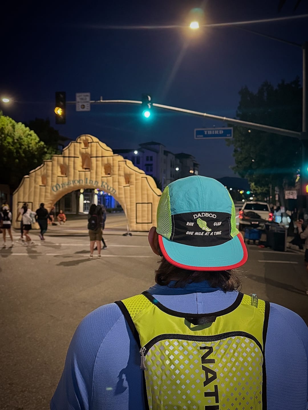 Customer photo review of Dadbod Running Athletic Hat V.2 (Electric)