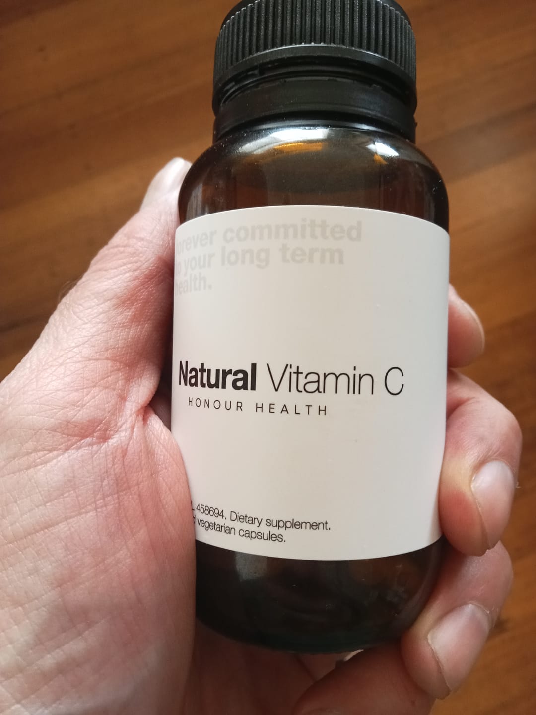 Customer photo review of Natural Vitamin C - 60 Capsules