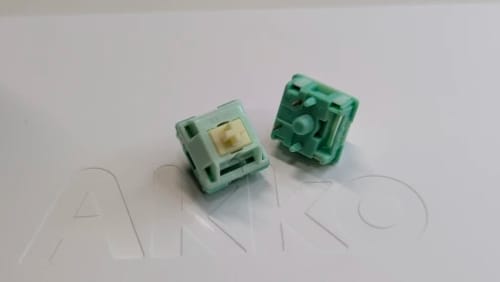 Customer photo review of Akko Cilantro Lubed Tactile Switches
