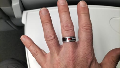 Customer photo review of Palestine Heritage Ring