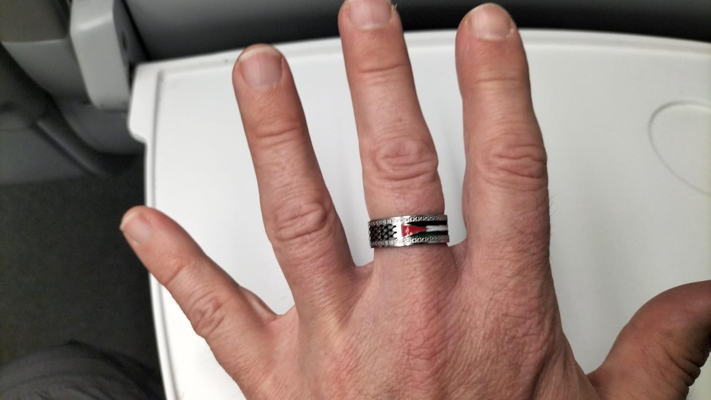 Customer photo review of Palestine Heritage Ring