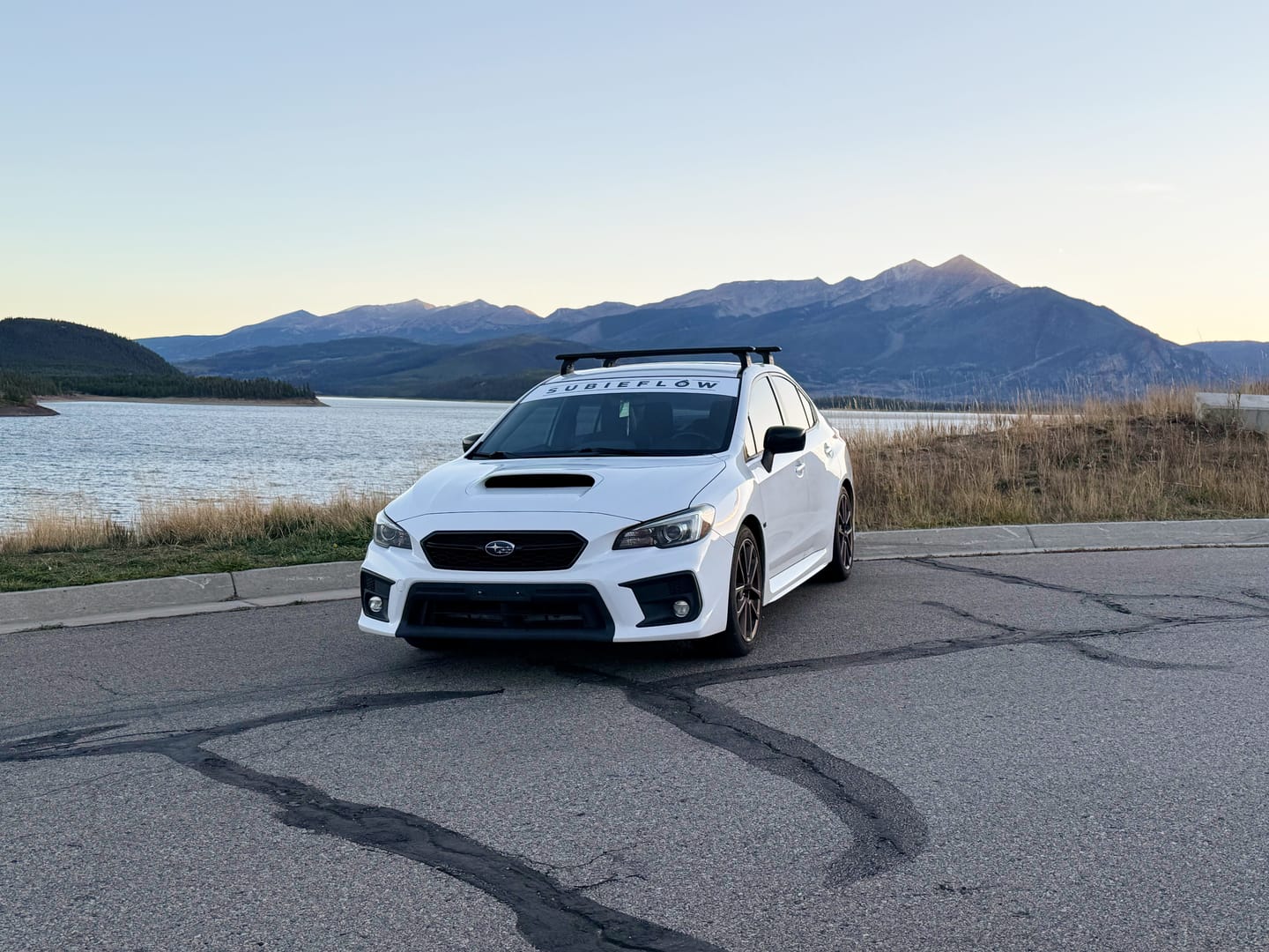 Customer photo review of Reverse Cut Windshield Banners