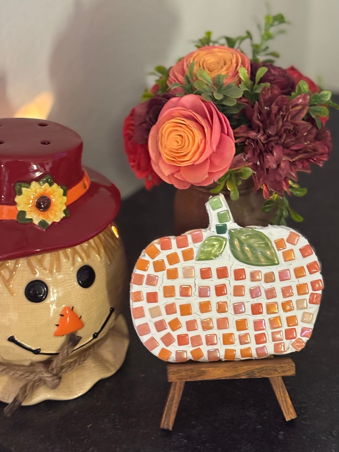 Customer photo review of Unfinished Wood Pumpkin Silhouette - Craft- up to 46" DIY