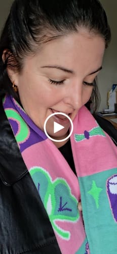 Customer video review of Symbols of Éire Scarf | Aoife Cawley Art