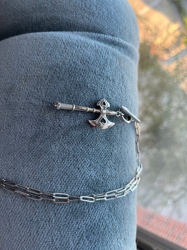 Customer photo review of Cor Securis Necklace