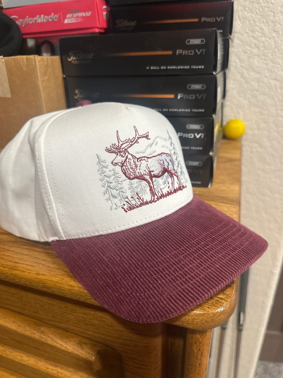 Customer photo review of Yukon Corduroy Brim Hat