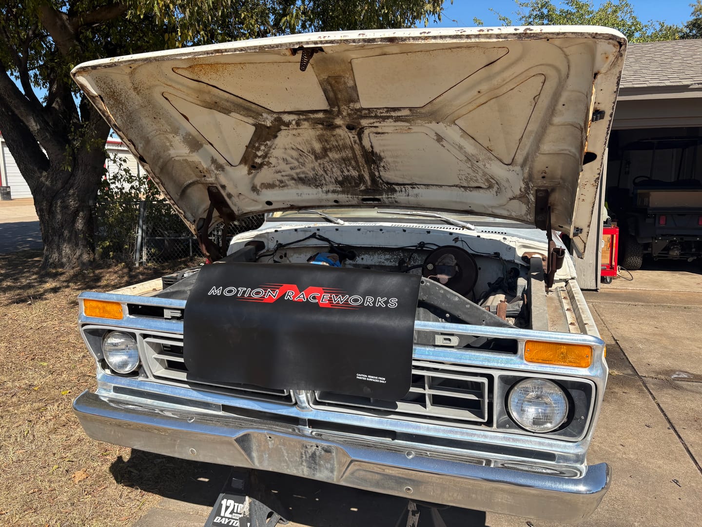 Customer photo review of Motion Raceworks Vinyl Fender Cover (Each)