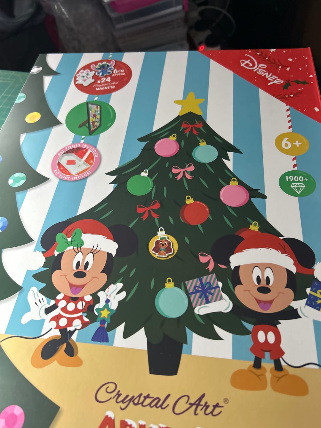 Customer photo review of Disney Crystal Art Advent Calendar