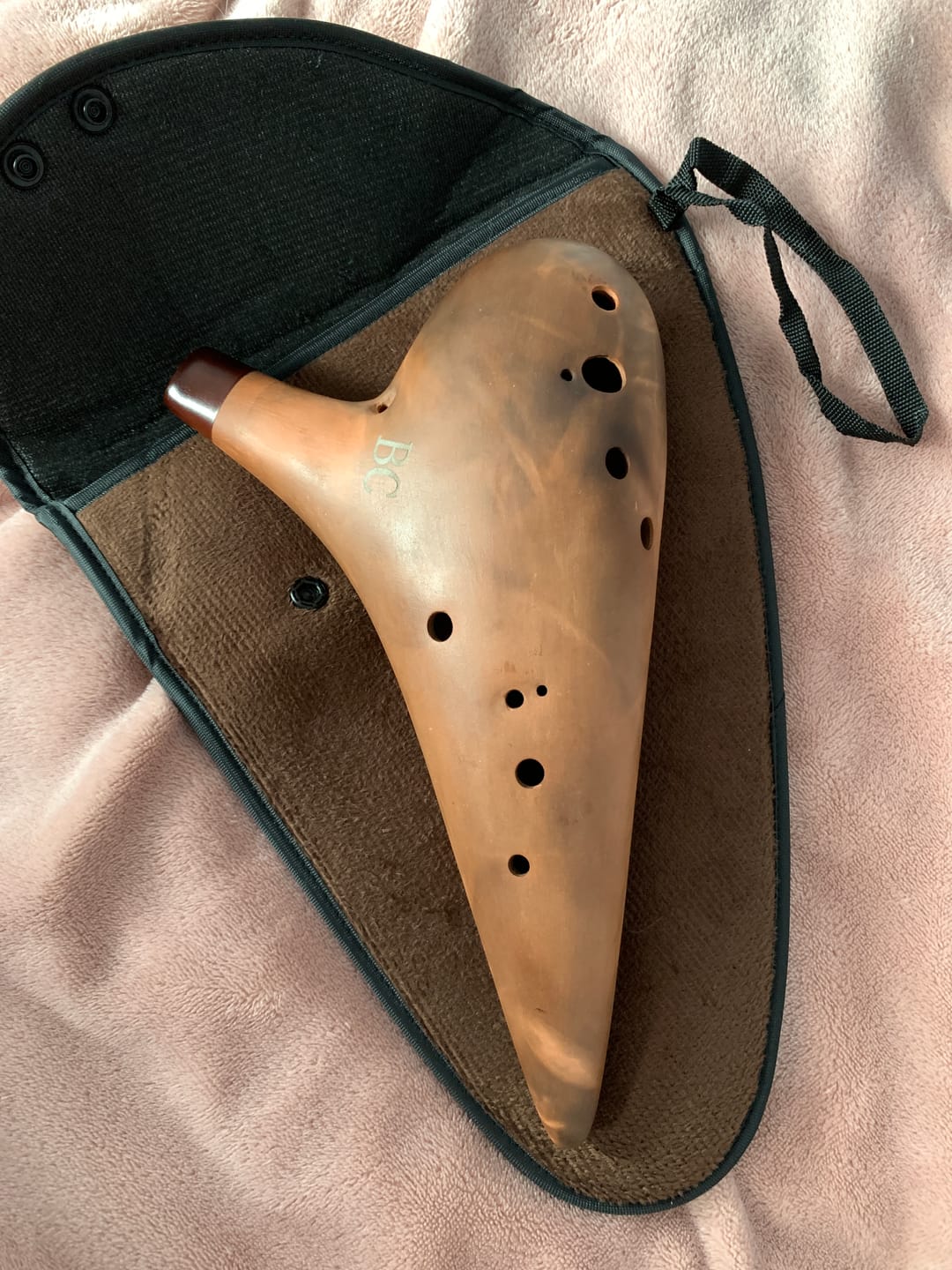 Customer photo review of Ocarina 12 Hole Bass C Brown