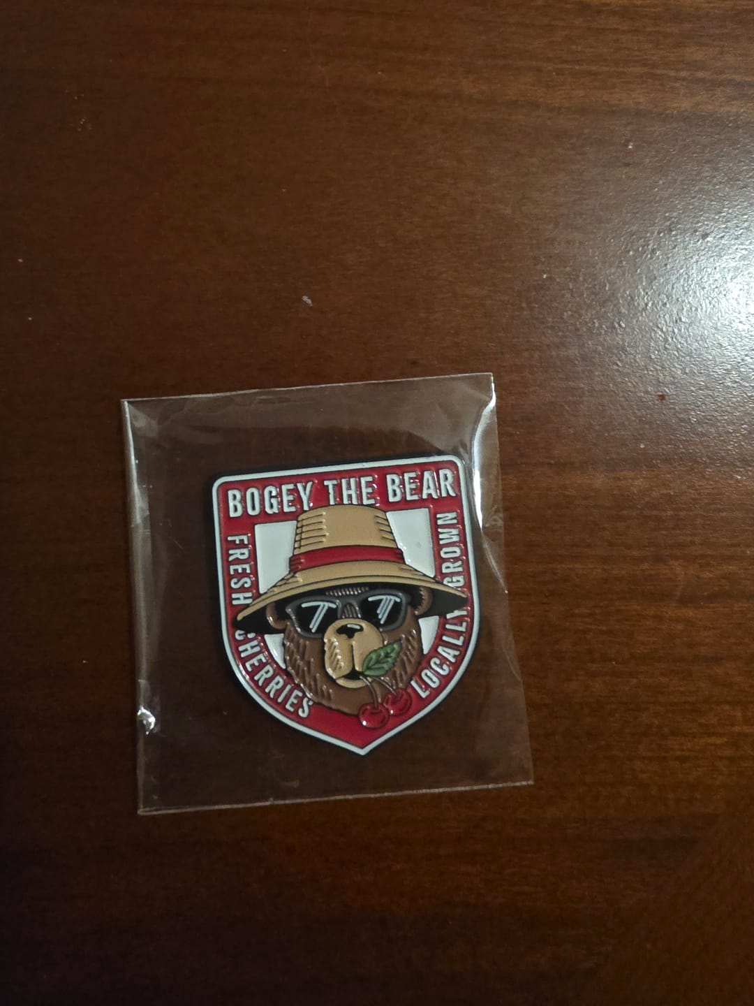 Customer photo review of Bogey Cherry Bear Ball Marker