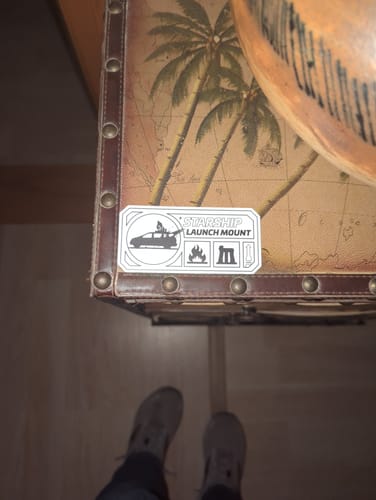 Customer photo review of Original Launch Mount - Danger Van Sticker