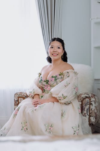 Customer photo review of Fleur Trail Gown