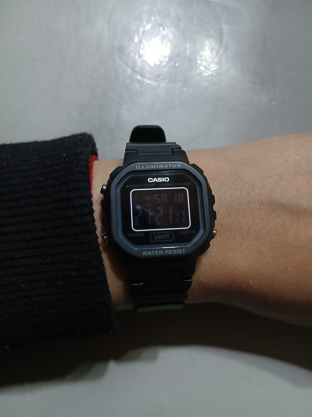Customer photo review of Reloj Casio Vintage LA-20WH-1BDF Negro