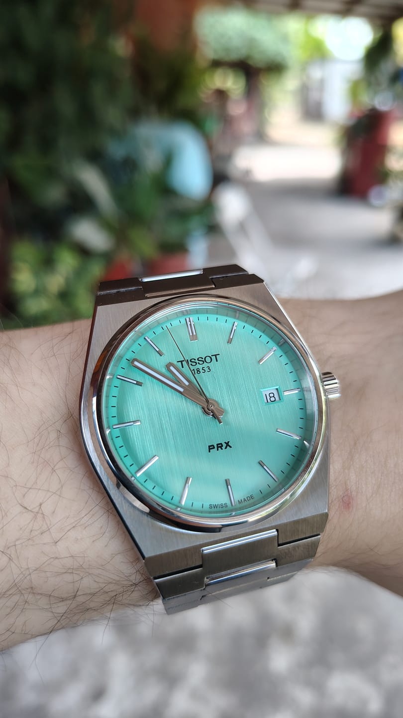 Customer photo review of Reloj Tissot PRX T137.410.11.091.01 Quartz 40mm "Tiffany"