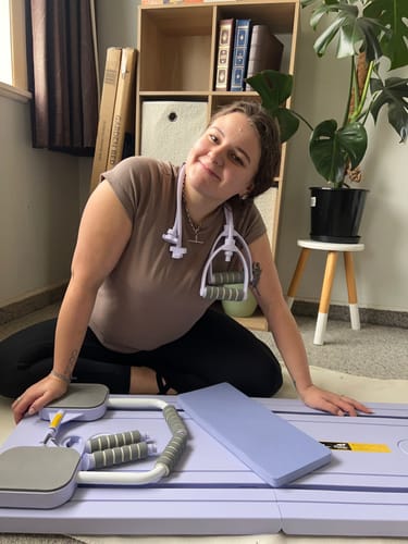 Customer photo review of Reformly Pilates Board + 60-Day Transformation Program