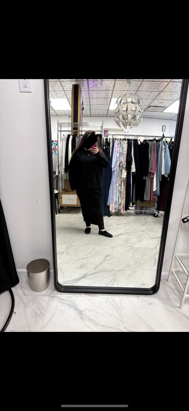 Customer photo review of RIBBED 2 PCS. SET (BLACK)