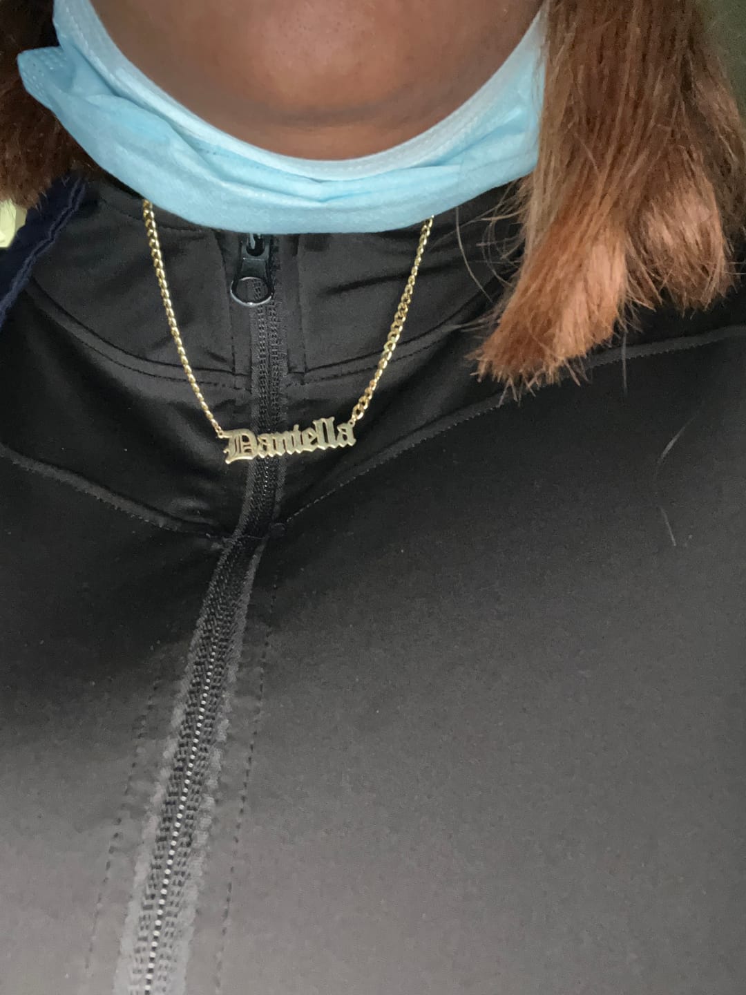 Customer photo review of Personalized Name Necklace
