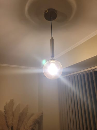 Customer photo review of Lampara Odele Individual Dorado