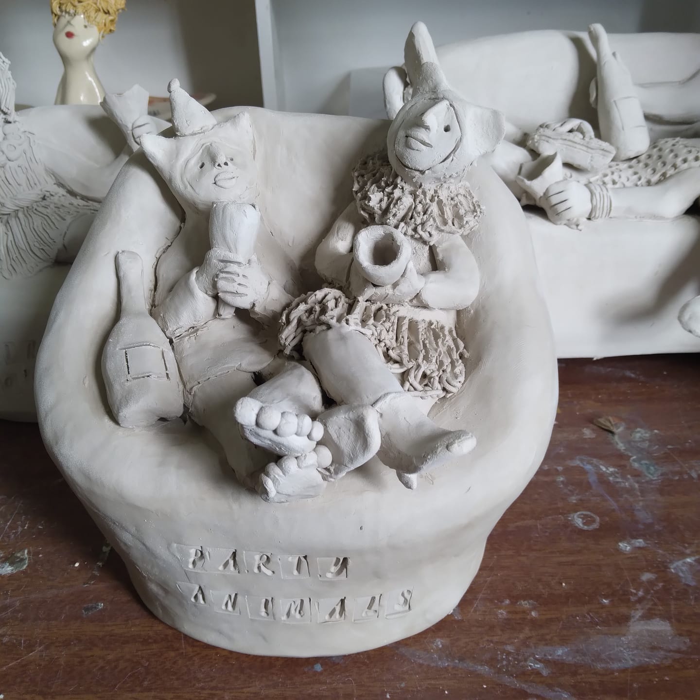 Customer photo review of Atelier W - White Stoneware Clay 10Kg Bag