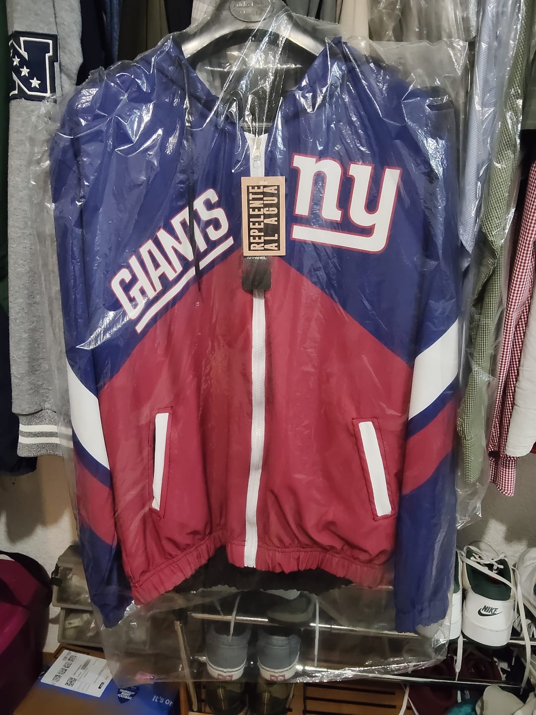 Customer photo review of Bomber Jacket New York Giants