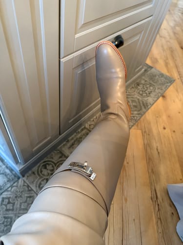 Customer photo review of HM Jumping Boot In Black Calfskin 987476