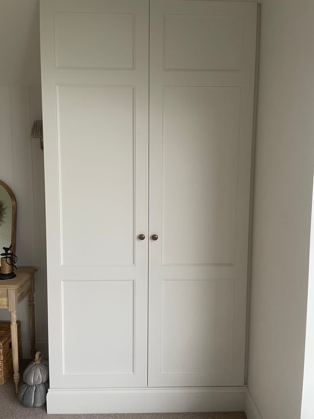 Customer photo review of Classic Aged Brass Cupboard Handles