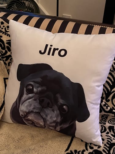 Customer photo review of Petcanva©オーダーメイド ペット似顔絵