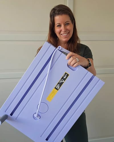 Customer photo review of Reformly Pilates Board + 60-Day Transformation Program