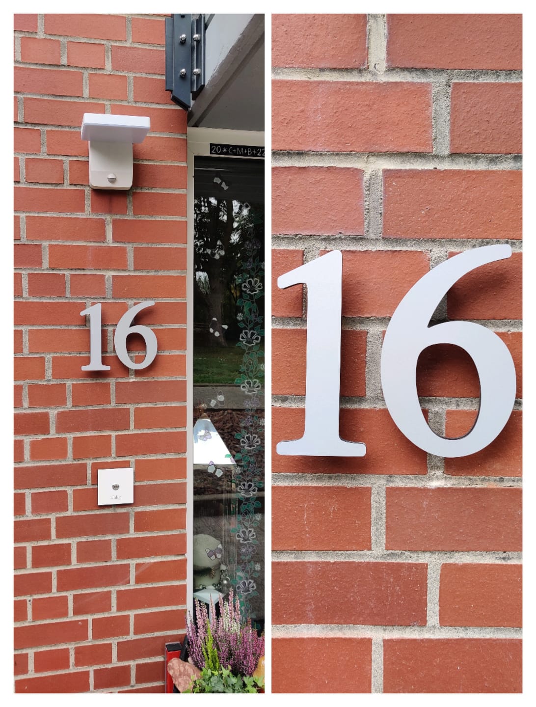 Customer photo review of Numeri e lettere singole 3D