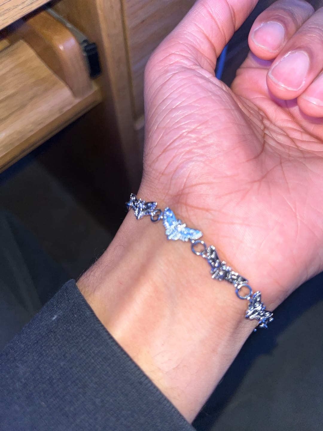 Customer photo review of MOTH BRACELET