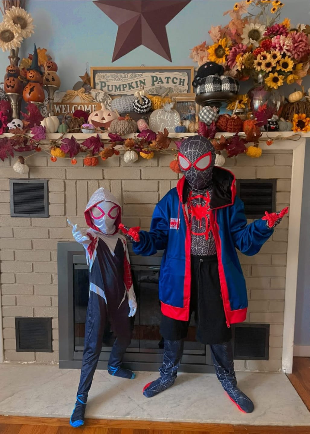 Customer photo review of Miles Morales Costume – Black Spider-Man Costume with Mask and Jacket