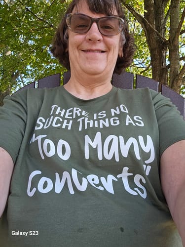 Customer photo review of Unlimited Concert Policy T-Shirt
