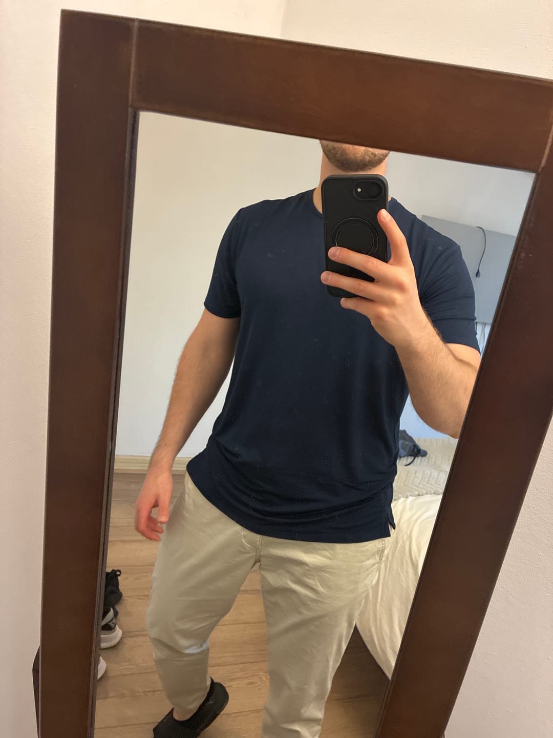 Customer photo review of Polera de Bambú Ultra Suave Back in Time