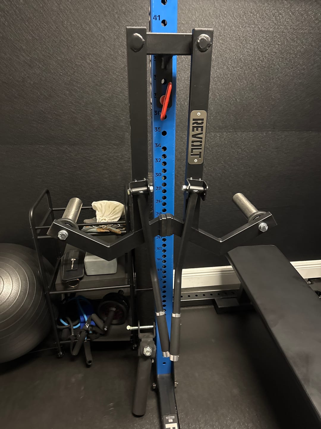 Customer photo review of Revolt Lateral Raise Attachment