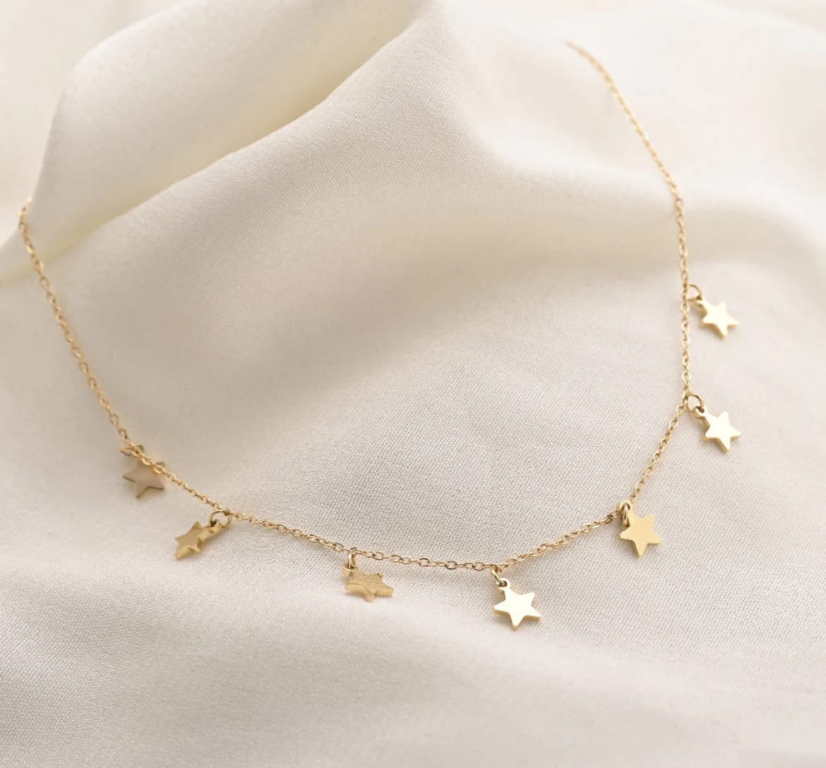 Customer photo review of Starry Night Necklace