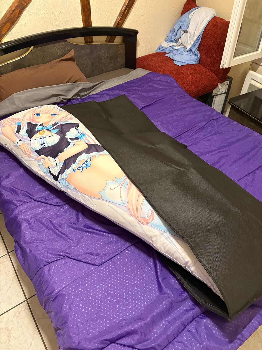 Customer photo review of Protective Case for Dakimakura
